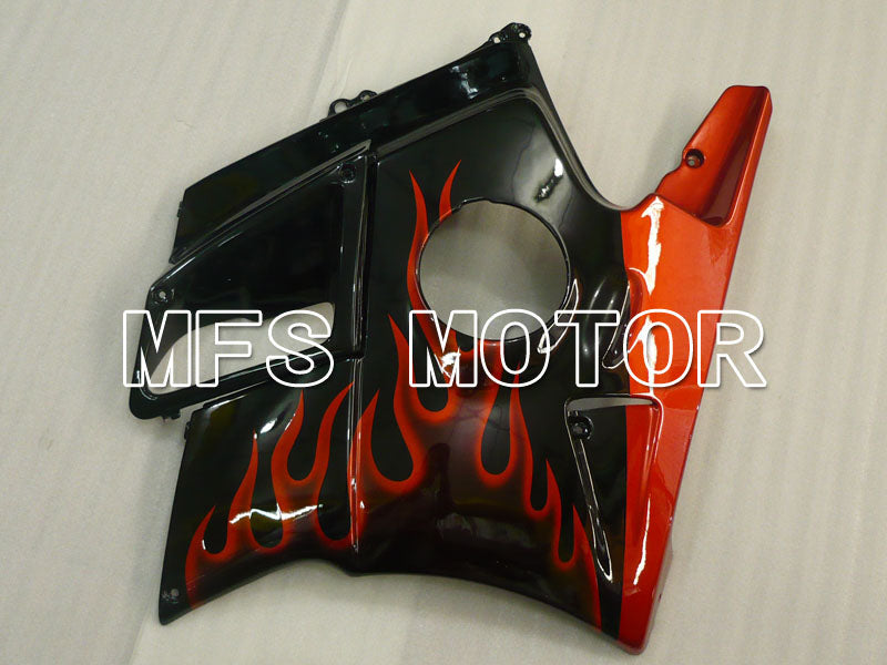 Honda CBR600 F2 1991-1994 ABS Fairing - Flame - Black Orange - MFS3103