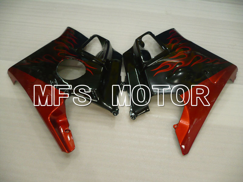Honda CBR600 F2 1991-1994 ABS Fairing - Flame - Black Orange - MFS3103