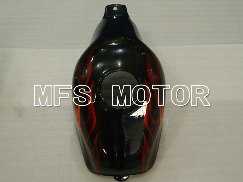 Honda CBR600 F2 1991-1994 ABS Fairing - Flame - Black Orange - MFS3103