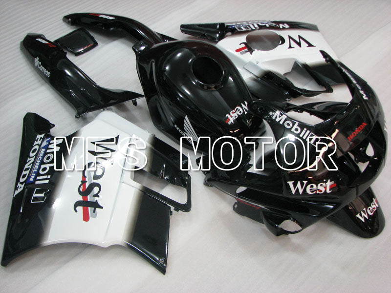 Honda CBR600 F2 1991-1994 ABS Fairing - West - Black White - MFS3109