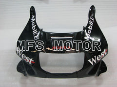 Honda CBR600 F2 1991-1994 ABS Fairing - West - Black White - MFS3109