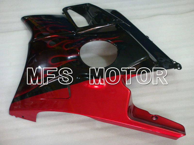Honda CBR600 F2 1991-1994 ABS Fairing - Flame - Black Red - MFS3111
