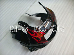 Honda CBR600 F2 1991-1994 ABS Fairing - Flame - Black Red - MFS3111