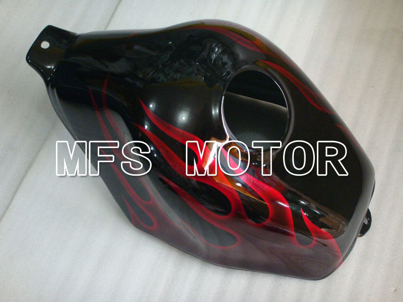 Honda CBR600 F2 1991-1994 ABS Fairing - Flame - Black Red - MFS3111