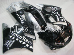 Honda CBR600 F2 1991-1994 ABS Fairing - SevenStars - Black Silver - MFS3116