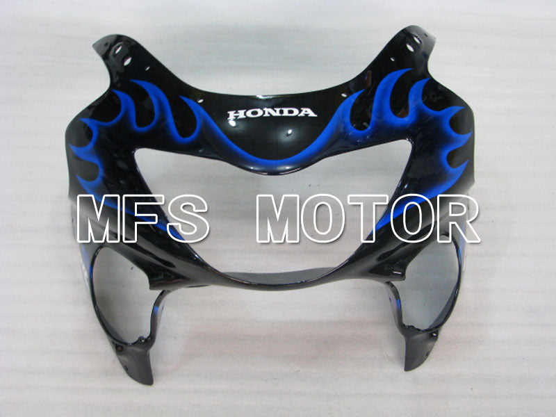 Honda CBR600 F4 1999-2000 Injection ABS Fairing - Flame - Black Blue - MFS3124