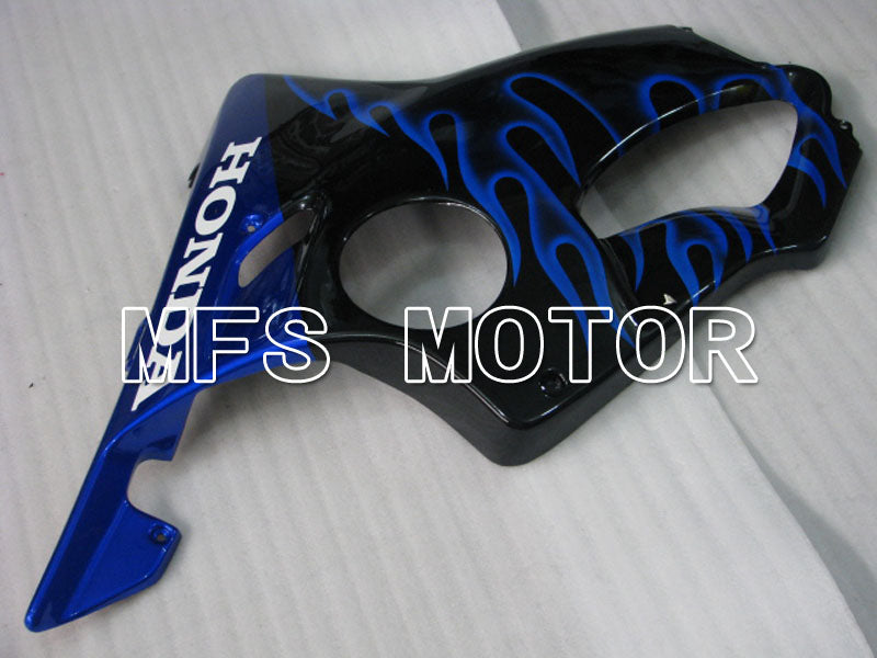 Honda CBR600 F4 1999-2000 Injection ABS Fairing - Flame - Black Blue - MFS3124