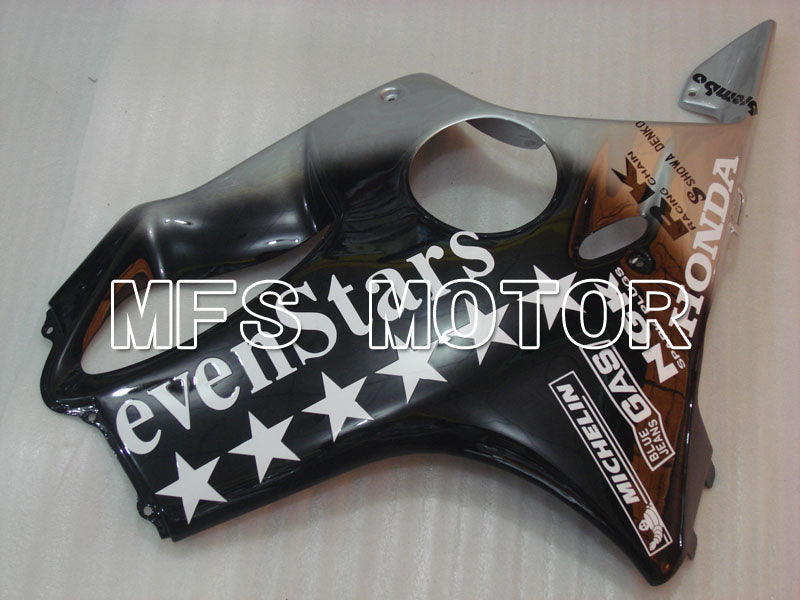 Honda CBR600 F4 1999-2000 Injection ABS Fairing - SevenStars - Black Silver - MFS3138
