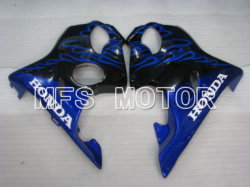 Honda CBR600 F4i 2001-2003 Injection ABS Fairing - Flame - Black Blue - MFS3145