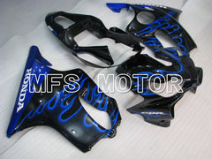 Honda CBR600 F4i 2001-2003 Injection ABS Fairing - Flame - Black Blue - MFS3145