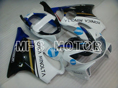 Honda CBR600 F4i 2001-2003 Injection ABS Fairing - Konica Minolta - Black White - MFS3147