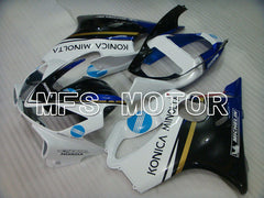Honda CBR600 F4i 2001-2003 Injection ABS Fairing - Konica Minolta - Black White - MFS3147
