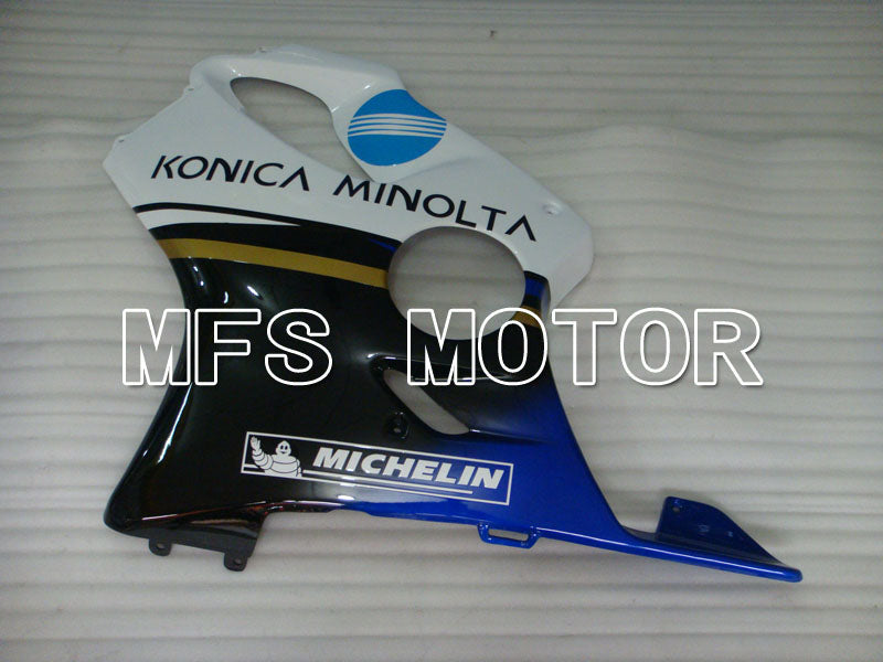 Honda CBR600 F4i 2001-2003 Injection ABS Fairing - Konica Minolta - Black White - MFS3147