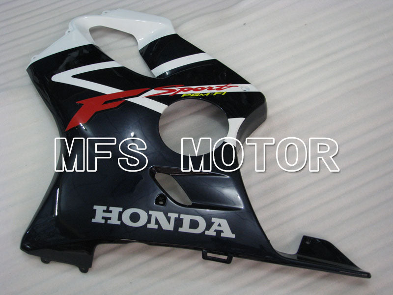 Carénage ABS injecté Honda CBR600 F4i 2001-2003 - Style usine - Noir Blanc - MFS3153