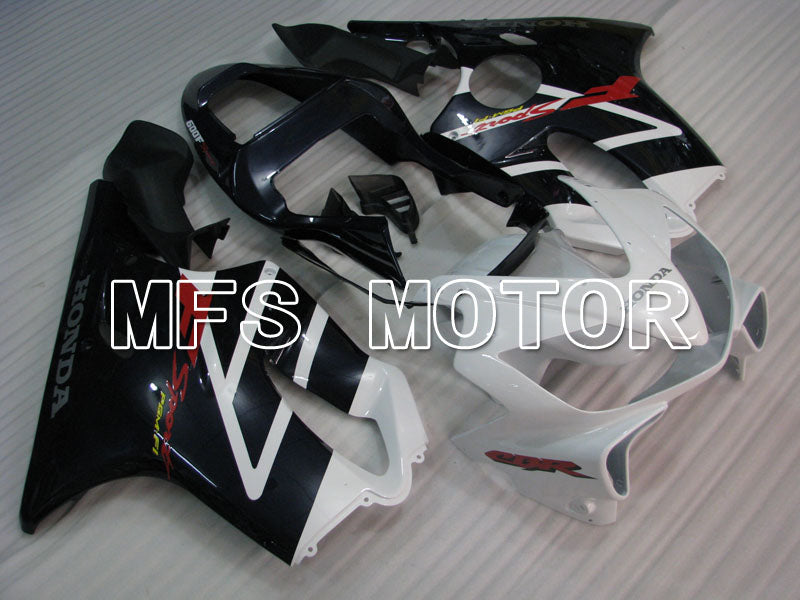Carénage ABS injecté Honda CBR600 F4i 2001-2003 - Style usine - Noir Blanc - MFS3153