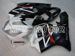 Carénage ABS injecté Honda CBR600 F4i 2001-2003 - Style usine - Noir Blanc - MFS3153