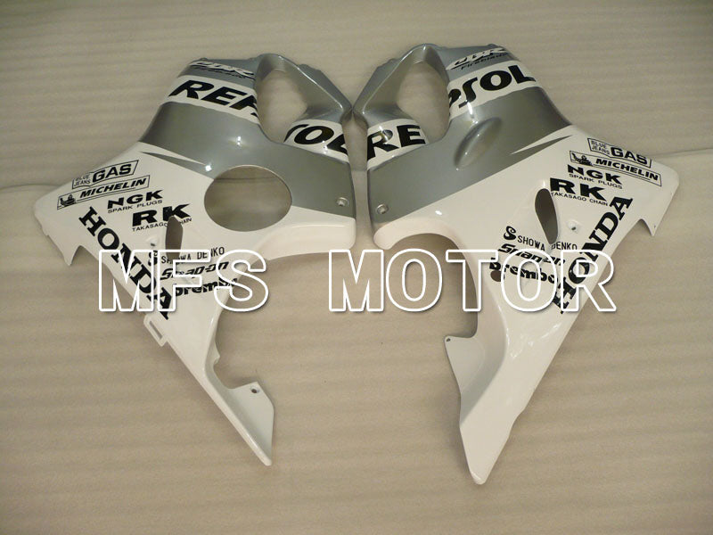 Honda CBR600 F4i 2001-2003 Injection ABS Fairing - Repsol - White Silver - MFS3162