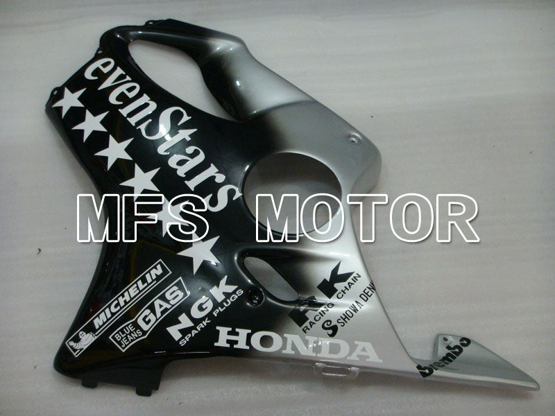 Honda CBR600 F4i 2001-2003 Injection ABS Fairing - SevenStars - Black Silver - MFS3163