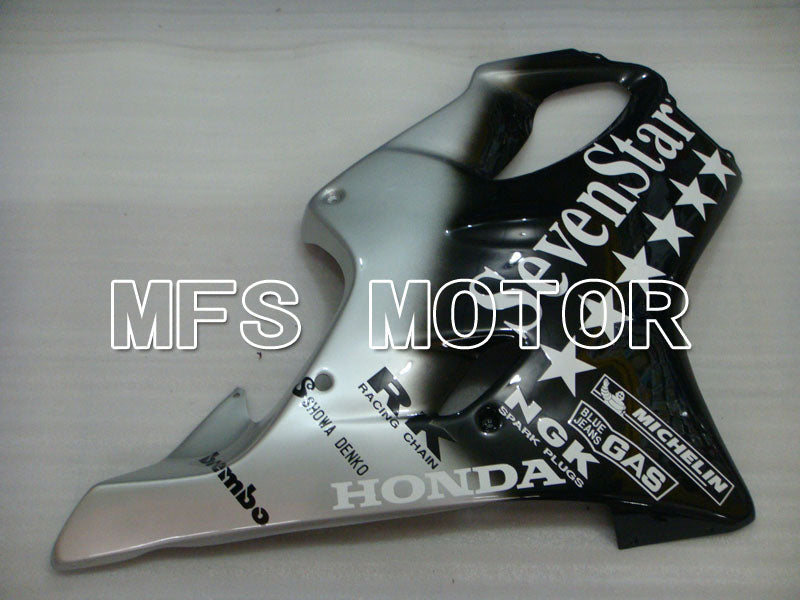 Honda CBR600 F4i 2001-2003 Injection ABS Fairing - SevenStars - Black Silver - MFS3163