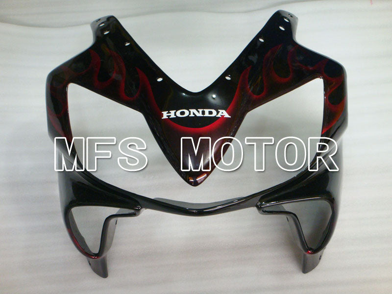 Honda CBR600 F4i 2001-2003 Injection ABS Fairing - Flame - Black Red - MFS3173