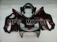 Honda CBR600 F4i 2001-2003 Injection ABS Fairing - Flame - Black Red - MFS3173