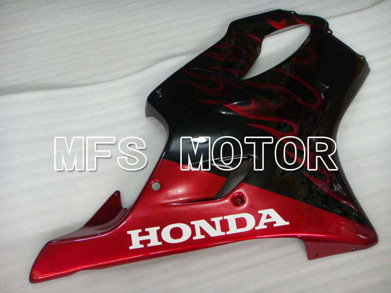 Honda CBR600 F4i 2001-2003 Injection ABS Fairing - Flame - Black Red - MFS3173