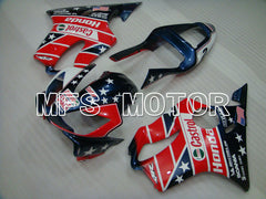 Honda CBR600 F4i 2004-2007 Injection ABS verkleidung - Castrol - Blau Rot - MFS3191