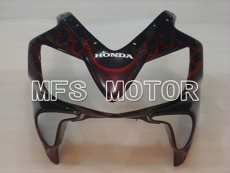 Honda CBR600 F4i 2004-2007 Injection ABS verkleidung - Flamme - Schwarz Rot - MFS3197