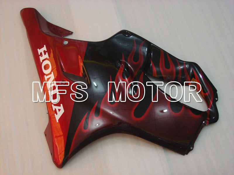 Honda CBR600 F4i 2004-2007 Injection ABS verkleidung - Flamme - Schwarz Rot - MFS3197