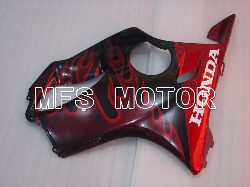 Honda CBR600 F4i 2004-2007 Injection ABS verkleidung - Flamme - Schwarz Rot - MFS3197