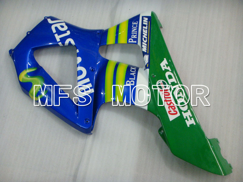 Honda CBR900RR 929 2000-2001 Injection ABS Fairing - Movistar - Blue - MFS3201