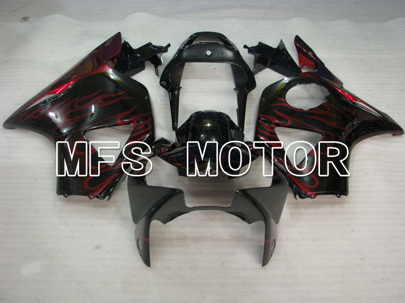 Honda CBR900RR 954 2002-2003 Injection ABS Fairing - Flame - Black Red - MFS3226