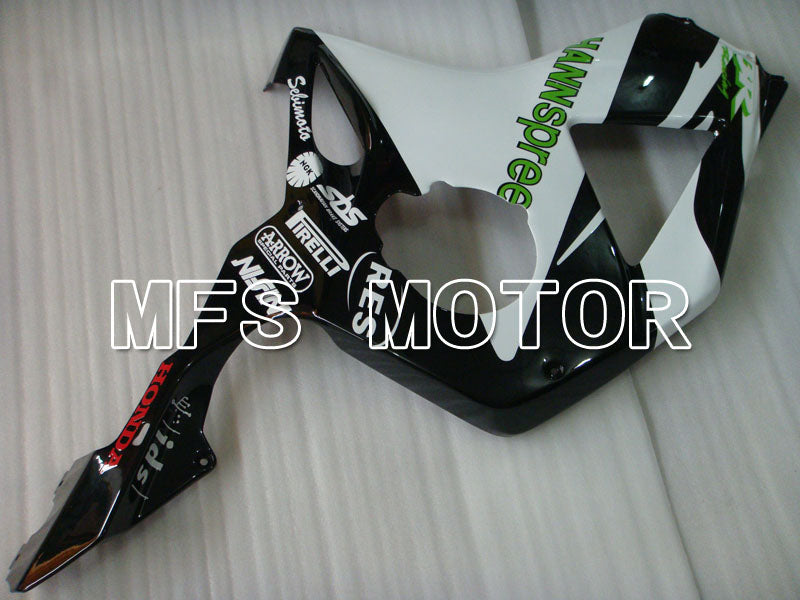 Honda CBR900RR 954 2002-2003 Injection ABS verkleidung - HANN Spree - Schwarz Weiß - MFS3228