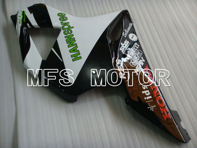 Honda CBR900RR 954 2002-2003 Injection ABS verkleidung - HANN Spree - Schwarz Weiß - MFS3228