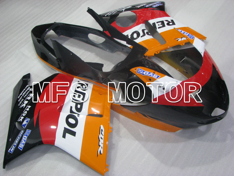 Carénage ABS injecté Honda CBR1100XX 1996-2007 - Repsol - Noir Orange Rouge - MFS3243