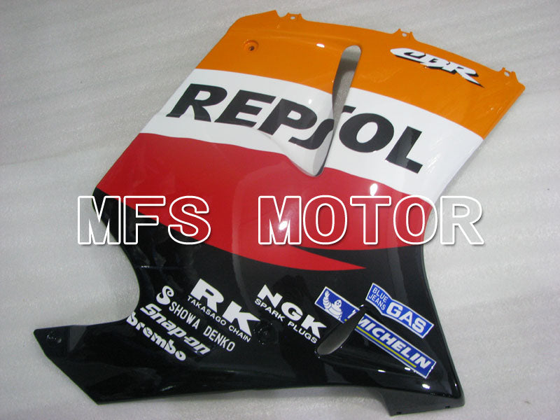 Carénage ABS injecté Honda CBR1100XX 1996-2007 - Repsol - Noir Orange Rouge - MFS3243
