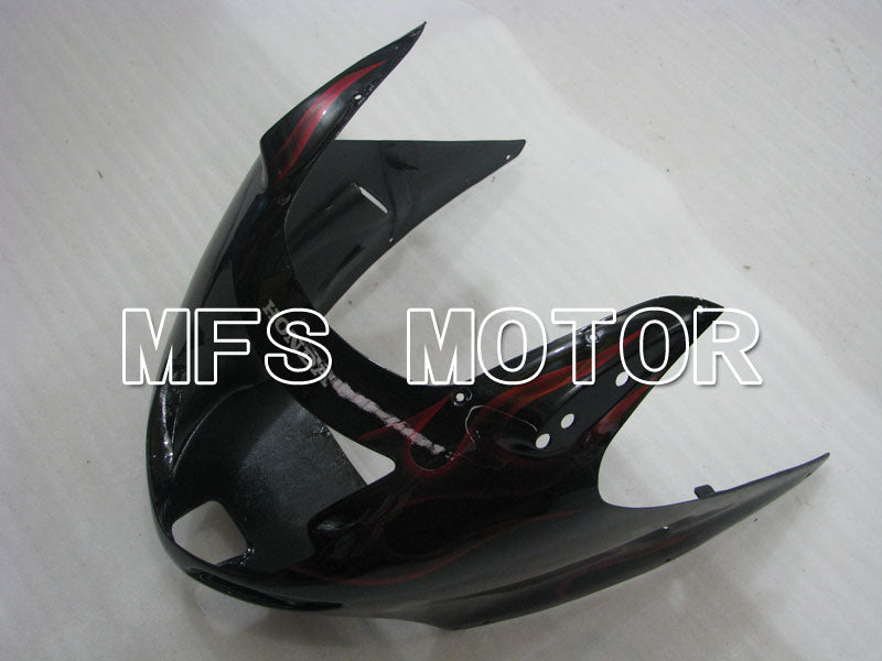 Carénage ABS injecté Honda CBR1100XX 1996-2007 - Flamme - Noir Rouge - MFS3245