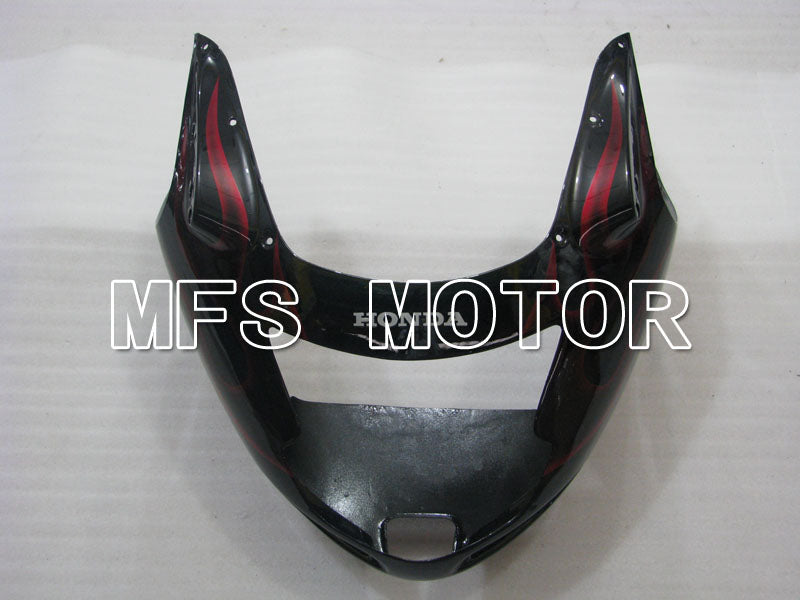 Carénage ABS injecté Honda CBR1100XX 1996-2007 - Flamme - Noir Rouge - MFS3245