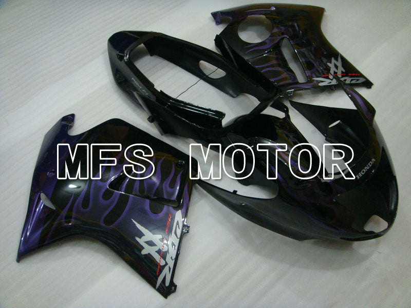 Honda CBR1100XX 1996-2007 Injection ABS verkleidung - Flamme - Schwarz Lila - MFS3246