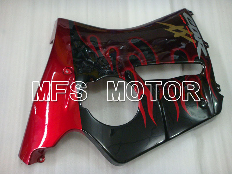 Carénage ABS injecté Honda CBR1100XX 1996-2007 - Flamme - Noir Rouge - MFS3247