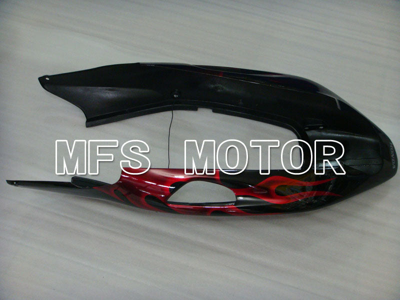 Carénage ABS injecté Honda CBR1100XX 1996-2007 - Flamme - Noir Rouge - MFS3247