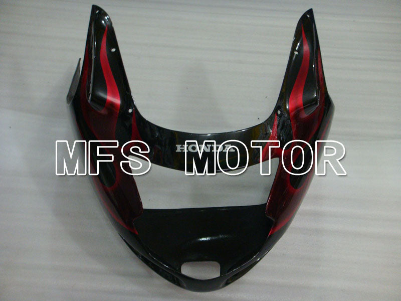 Carénage ABS injecté Honda CBR1100XX 1996-2007 - Flamme - Noir Rouge - MFS3247
