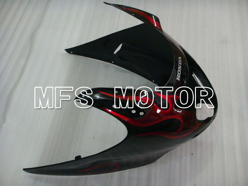 Carénage ABS injecté Honda CBR1100XX 1996-2007 - Flamme - Noir Rouge - MFS3247