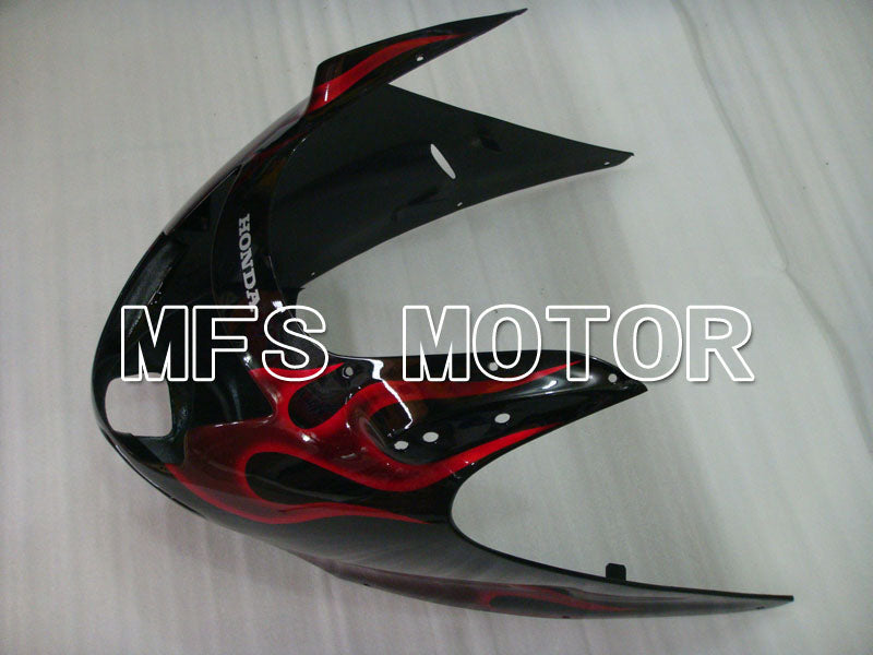 Carénage ABS injecté Honda CBR1100XX 1996-2007 - Flamme - Noir Rouge - MFS3247