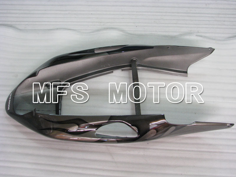 Carénage ABS injecté Honda CBR1100XX 1996-2007 - Flamme - Noir Gris - MFS3248