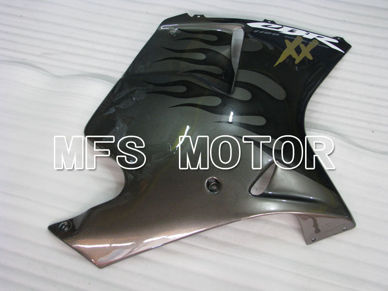 Carénage ABS injecté Honda CBR1100XX 1996-2007 - Flamme - Noir Gris - MFS3248