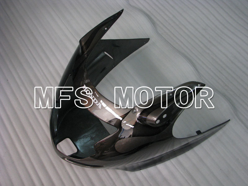 Carénage ABS injecté Honda CBR1100XX 1996-2007 - Flamme - Noir Gris - MFS3248