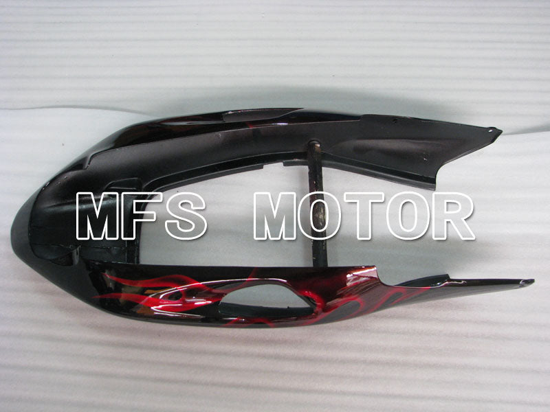 Carénage ABS injecté Honda CBR1100XX 1996-2007 - Flamme - Noir Rouge - MFS3249