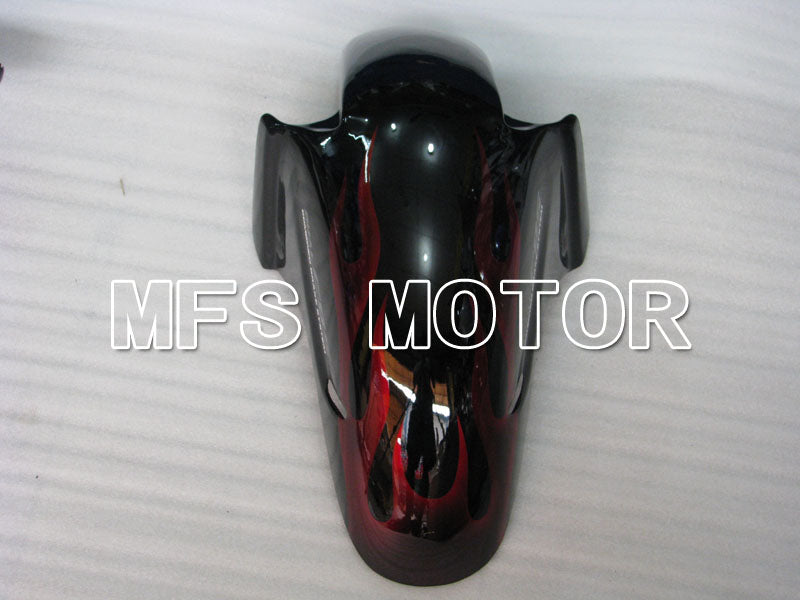 Carénage ABS injecté Honda CBR1100XX 1996-2007 - Flamme - Noir Rouge - MFS3249