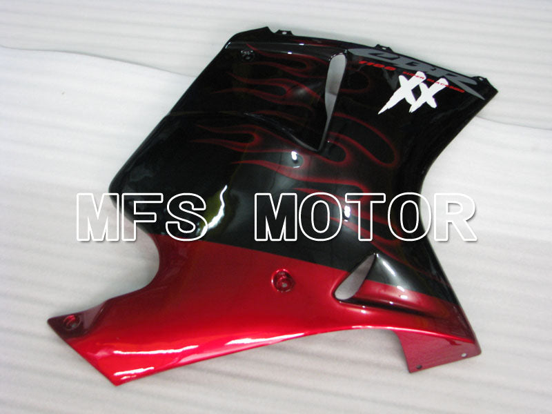 Carénage ABS injecté Honda CBR1100XX 1996-2007 - Flamme - Noir Rouge - MFS3249